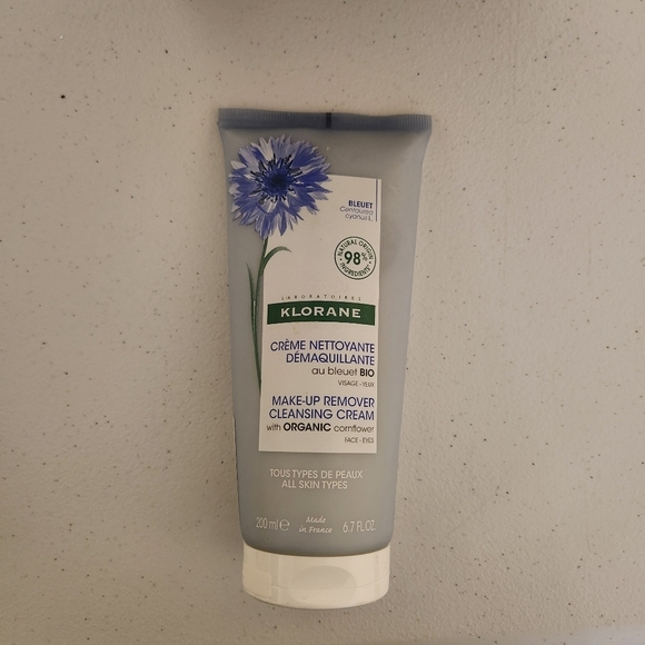 Klorane make-up remover cleansing cream with organic cornflower 200ml NEW - Picture 2 of 3